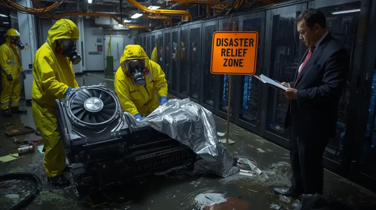 Disaster relief for tech giants flooded