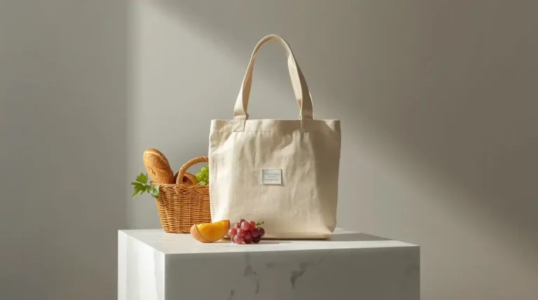 Luxury reusable tote bag