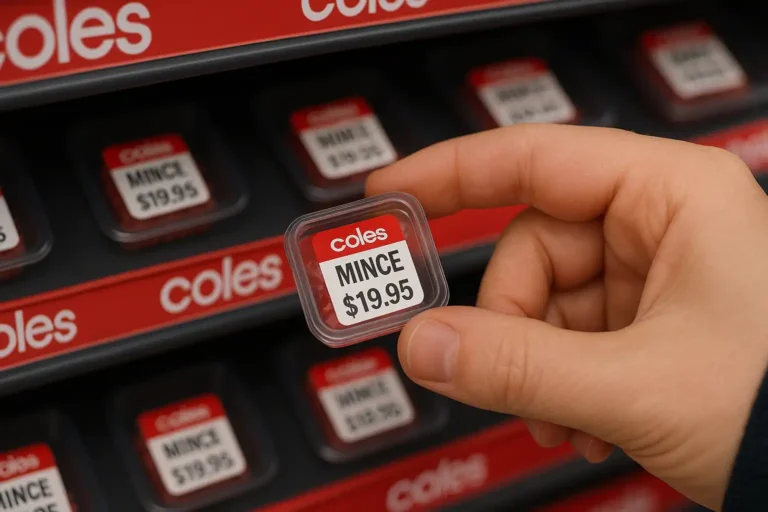 Mince package 50g coles